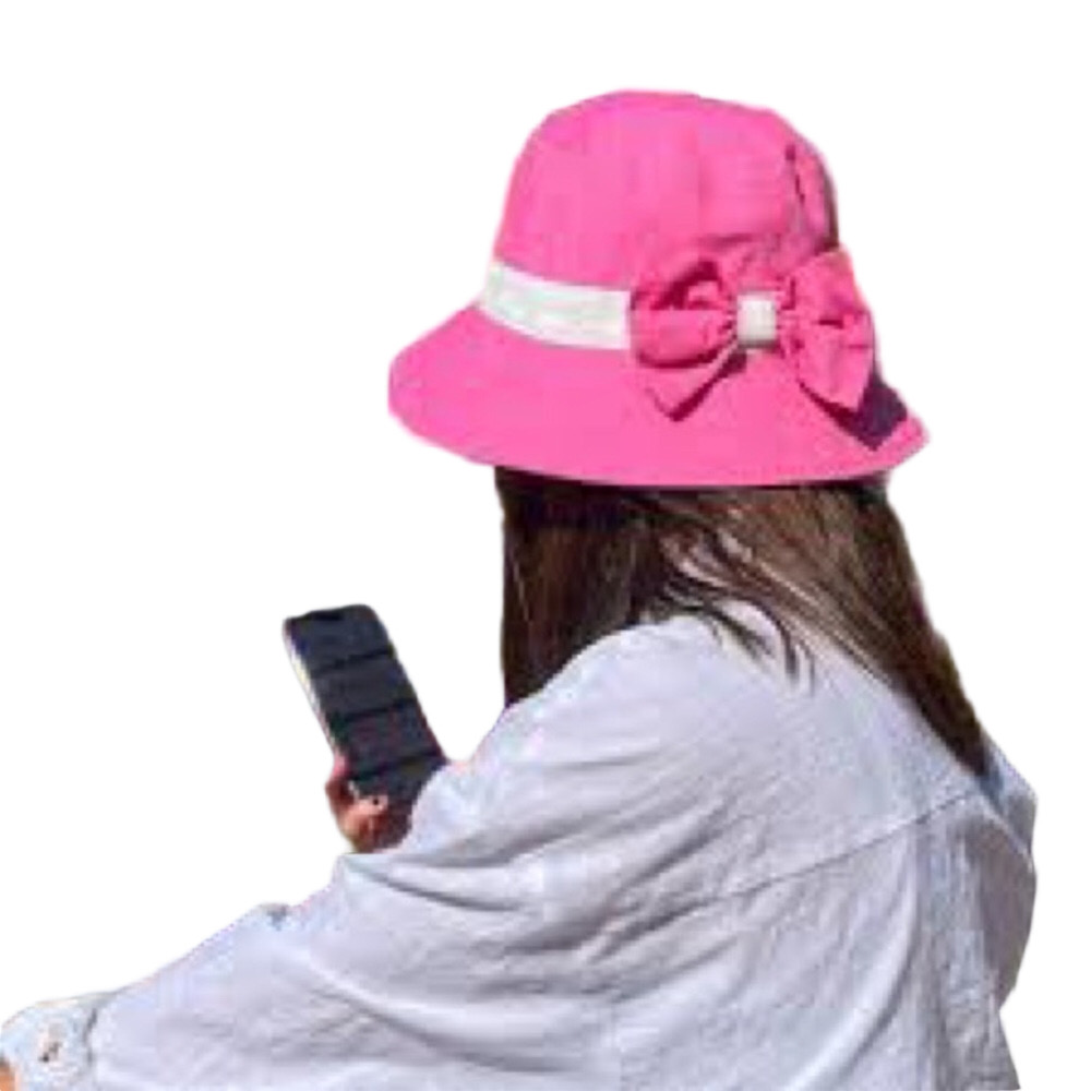 Sprigs Women’s Sun Hat with White Band and Bow